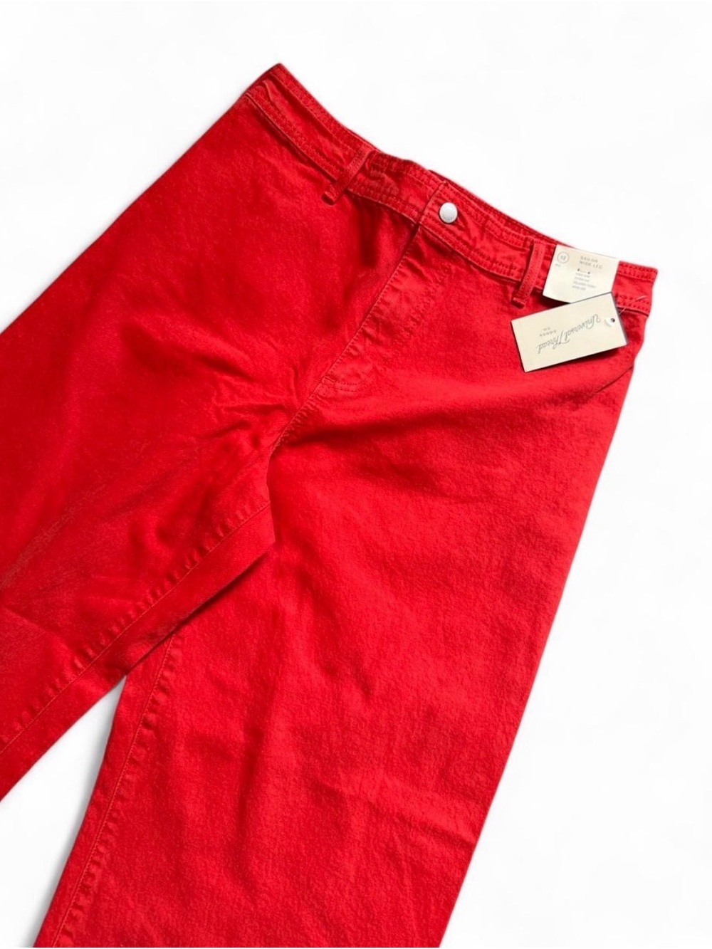 Universal Thread Red Sailor Wide Leg Flare Jeans - Picture 3 of 7